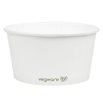 Picture of Vegware Compostable Hot Food Pots 340ml / 12oz (500 pack)
