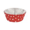 Picture of PME Cupcake Foil Lined Baking Cases Polka Dot (30 Pack)