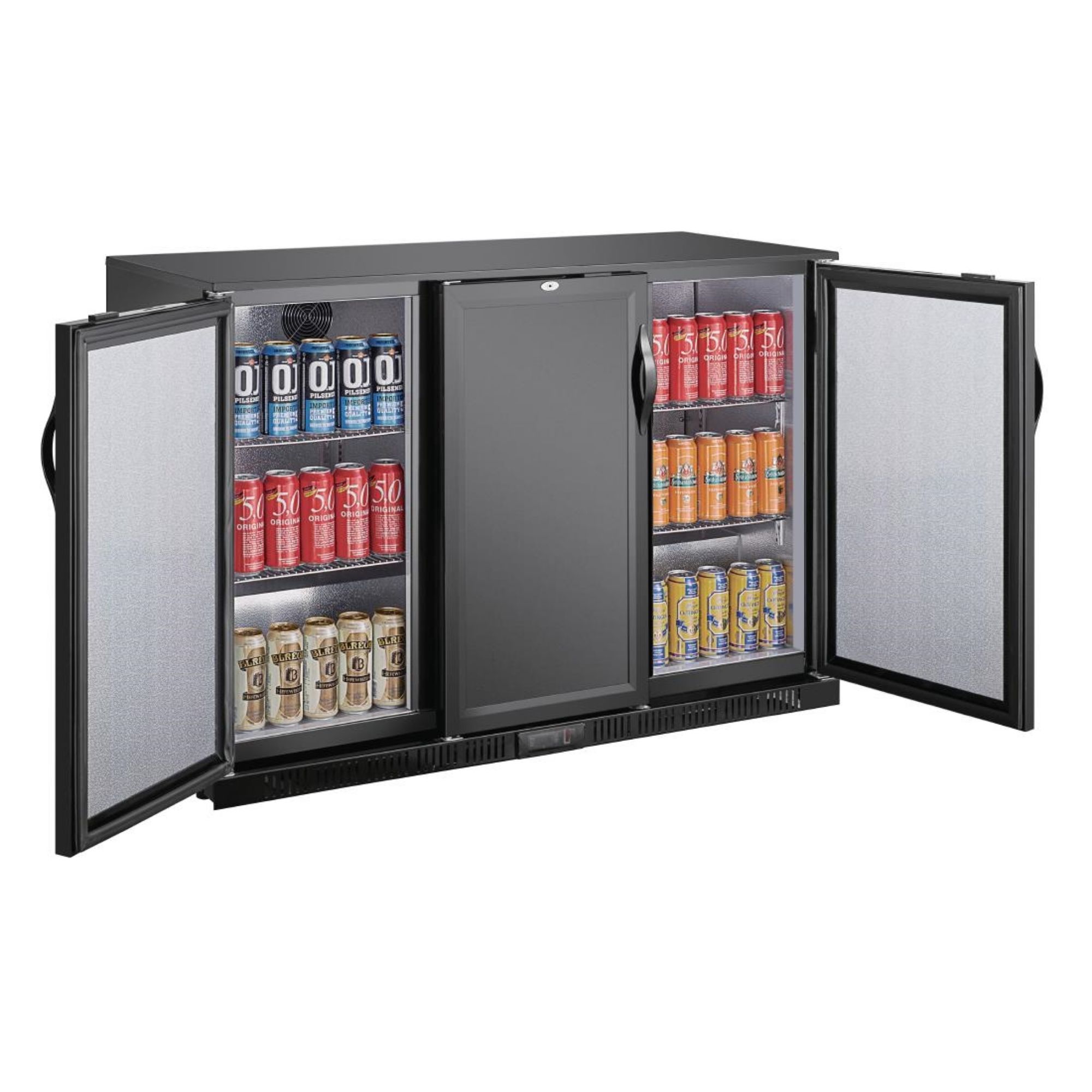 Picture of Polar G-series 850mm Triple Door Back Bar Cooler Solid Door 320 Ltr