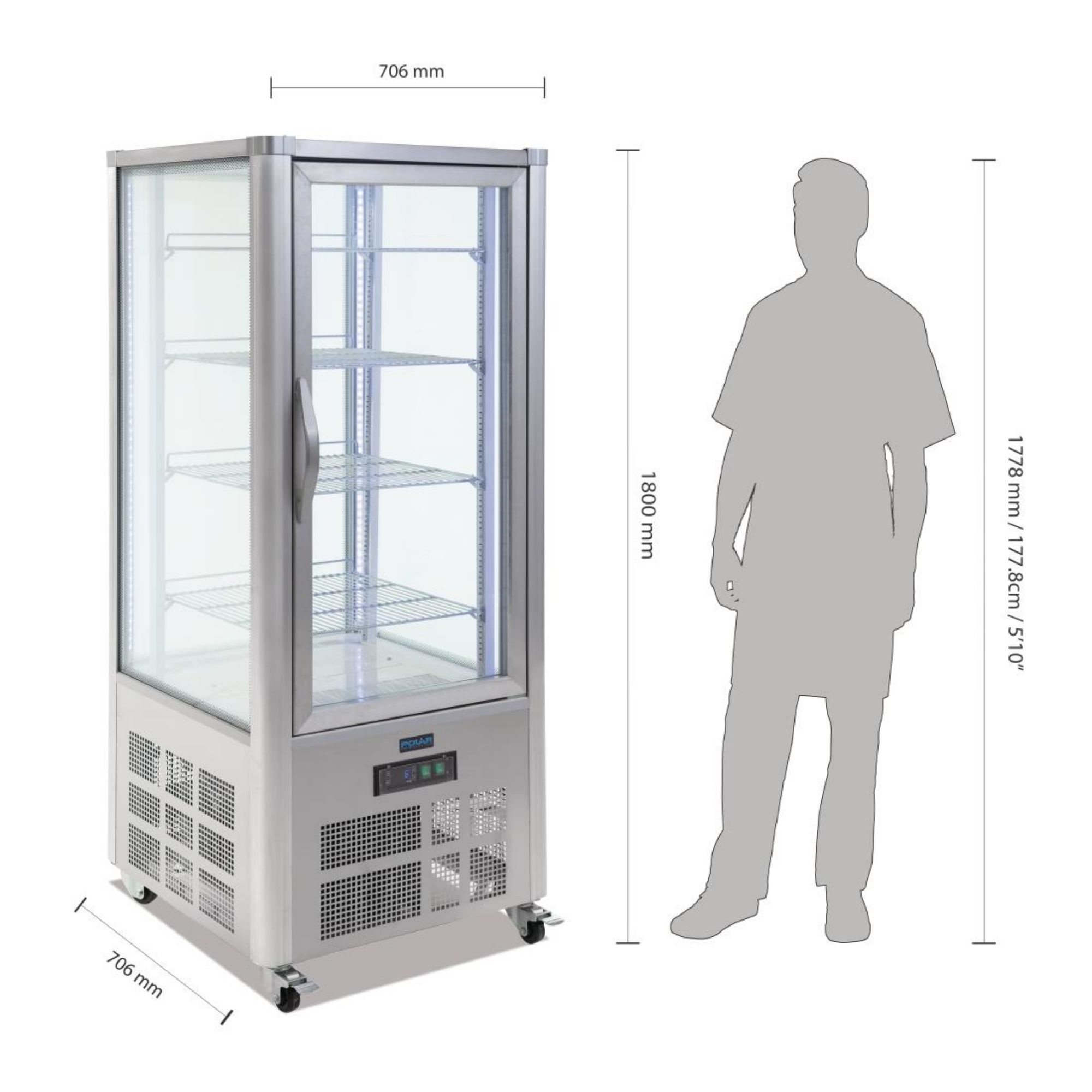 Picture of Polar G-Series Patisserie Display Fridge 400Ltr