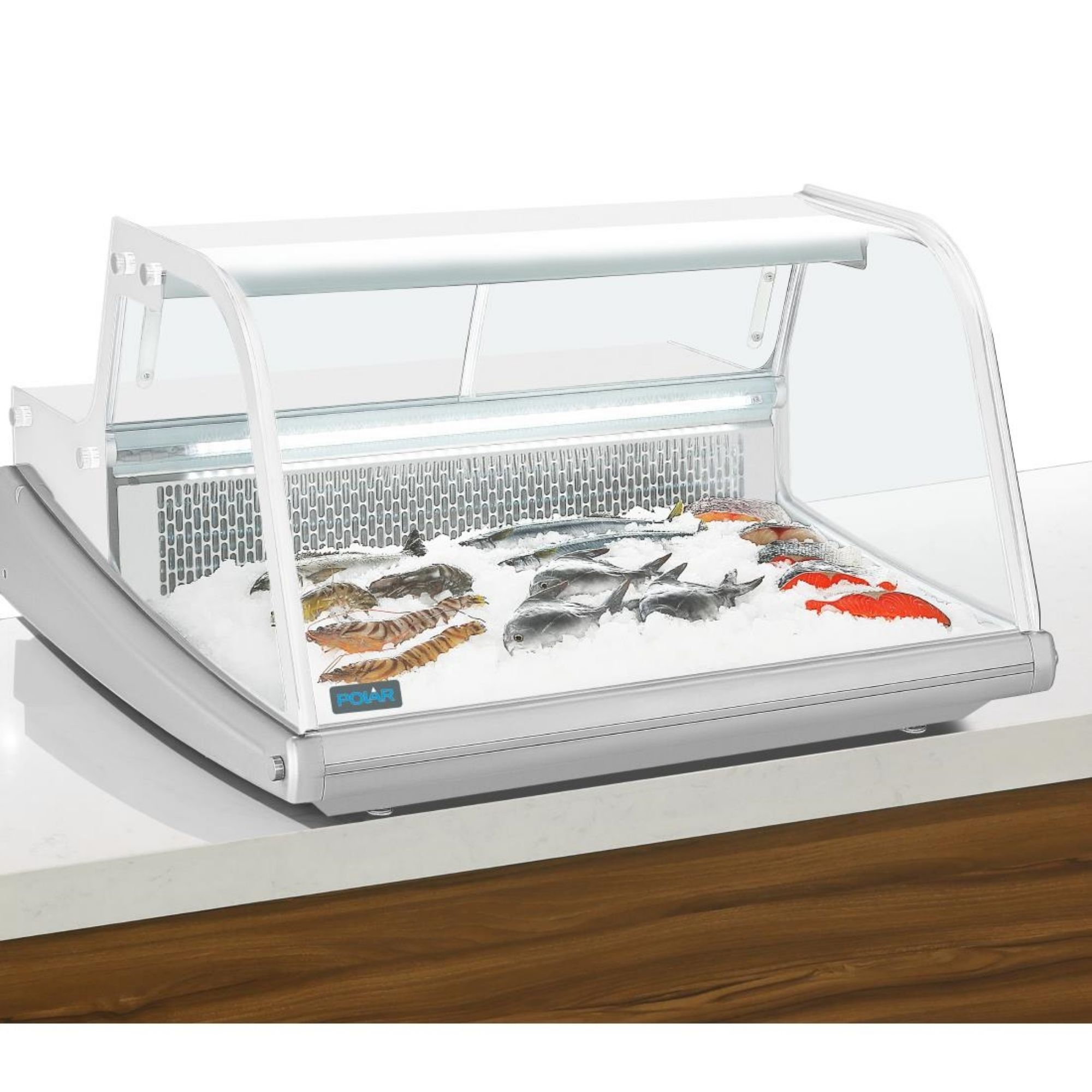 Picture of Polar G-Series Fish Display Serve Over Counter Fridge 175Ltr
