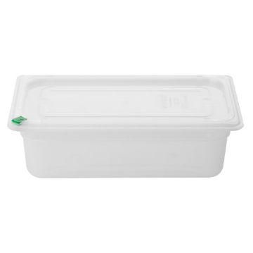 Picture of Hygiplas Click PP GN Container 1/3 with Lid & 7 Colour Clips 100mm 3.6Ltr (Set 4)
