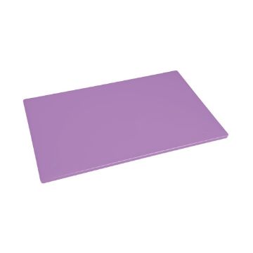 Picture of Hygiplas Low Density Antibacterial Purple Chopping Board 450x300x10mm