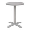 Picture of Bolero Aluminium Round Table Top Light Grey 580mm