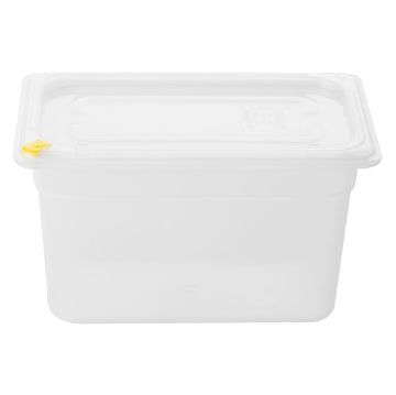 Picture of Hygiplas Click PP GN Container 1/4 with Lid & 7 Colour Clips 150mm 3.7Ltr (Set 4)