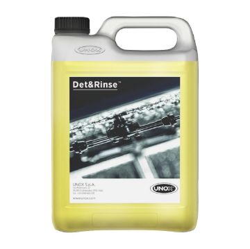 Picture of UNOX Det&Rinse Concentrated Rinse Aid Detergent Cleaner for UNOX Ovens 5Ltr (2 pack)
