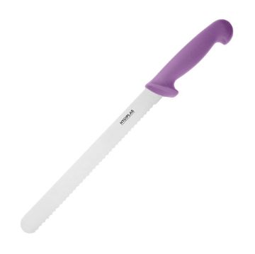 Picture of Hygiplas Slicer Serrated Purple 24.8cm