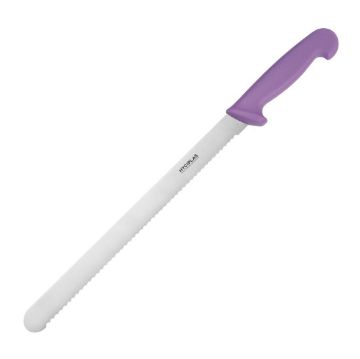 Picture of Hygiplas Slicer Serrated Purple 30cm