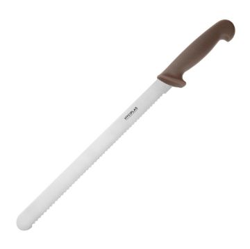 Picture of Hygiplas Slicer Serrated Brown 30cm