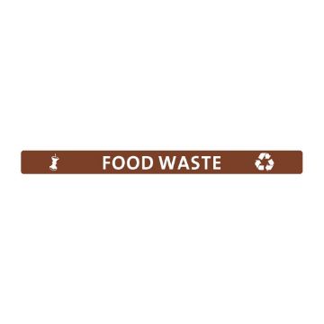 Picture of Jantex Slim Bin Lid Food Waste Label