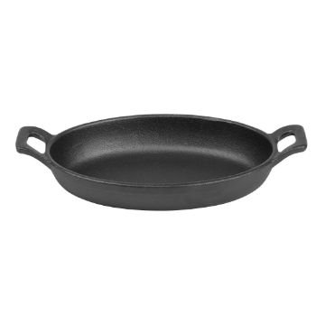 Picture of Olympia Cast Iron Oval Eared Dish 180x120mm