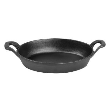 Picture of Olympia Cast Iron Oval Eared Dish 220x150mm