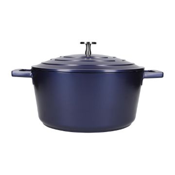 Picture of Masterclass Casserole Dish Metallic Blue 4Ltr