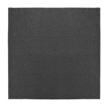 Picture of Olympia Linen Table Napkin Black 400x400mm (12 Pack)