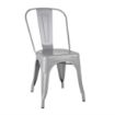 Picture of Bolero Bistro Steel Side Chairs Grey (4 pack)
