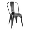 Picture of Bolero Bistro Steel Side Chairs Black (4 pack)