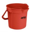 Picture of Jantex Red Graduated Bucket with Pouring Lip 10ltr