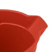 Picture of Jantex Red Graduated Bucket with Pouring Lip 10ltr