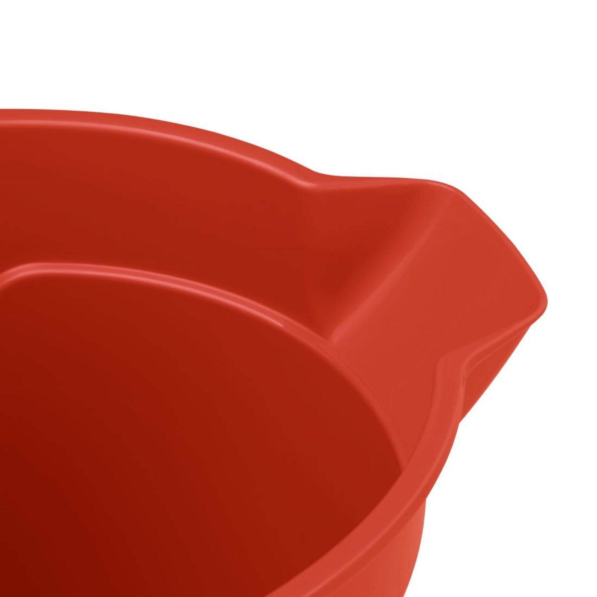 Picture of Jantex Red Graduated Bucket with Pouring Lip 10ltr