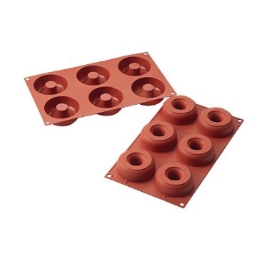 Picture of Schneider Silicone Six Ring Donut Mould 75x25mm