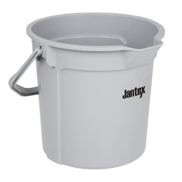 Picture of Jantex Grey Graduated Bucket with Pouring Lip 14ltr
