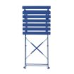 Picture of Bolero Perth Pavement Style Folding Chairs Dark Navy (2 pack)