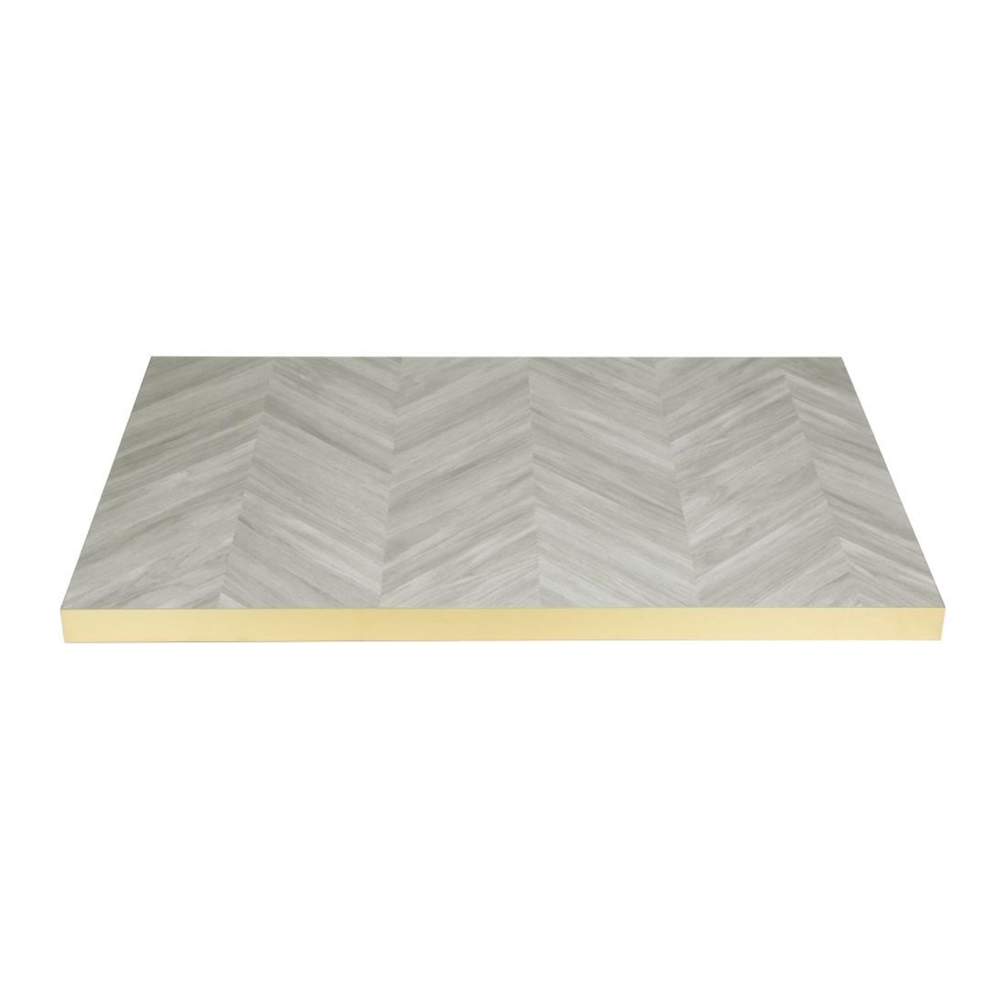 Picture of Bolero Rectangular Table Top Chevron Design 1100x 700mm