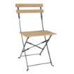 Picture of Bolero Perth Pavement Style Folding Chairs Wood Effect (2 pack)