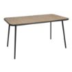 Picture of Bolero Santorini Rectangular Table Wood Effect 1400mm