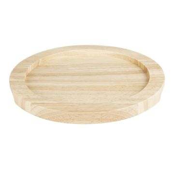 Picture of Olympia Hevea Board for Cast Iron Round Eared Dish 235mm for FW816