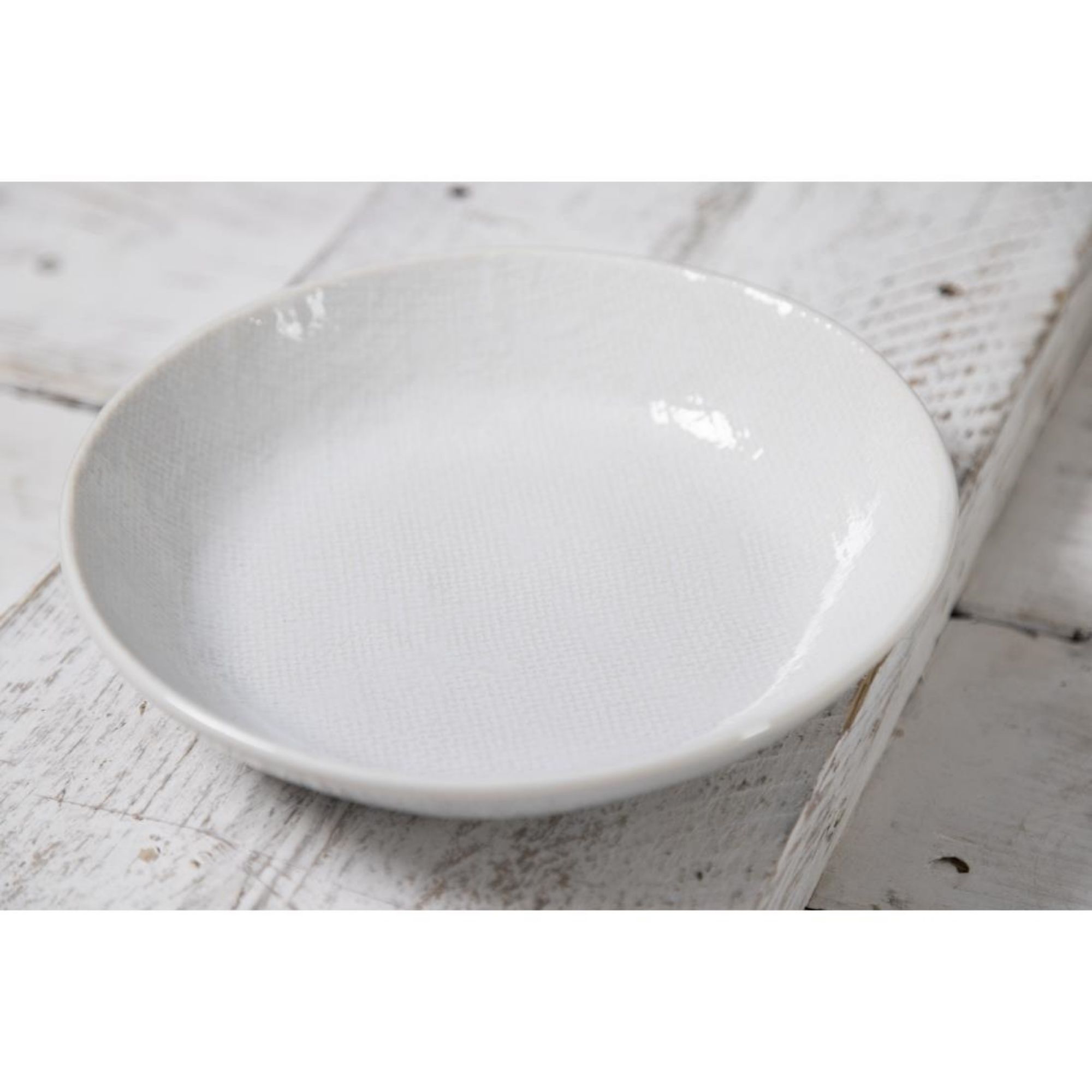 Picture of Olympia Denim White Coupe Bowls 220mm (6 pack)