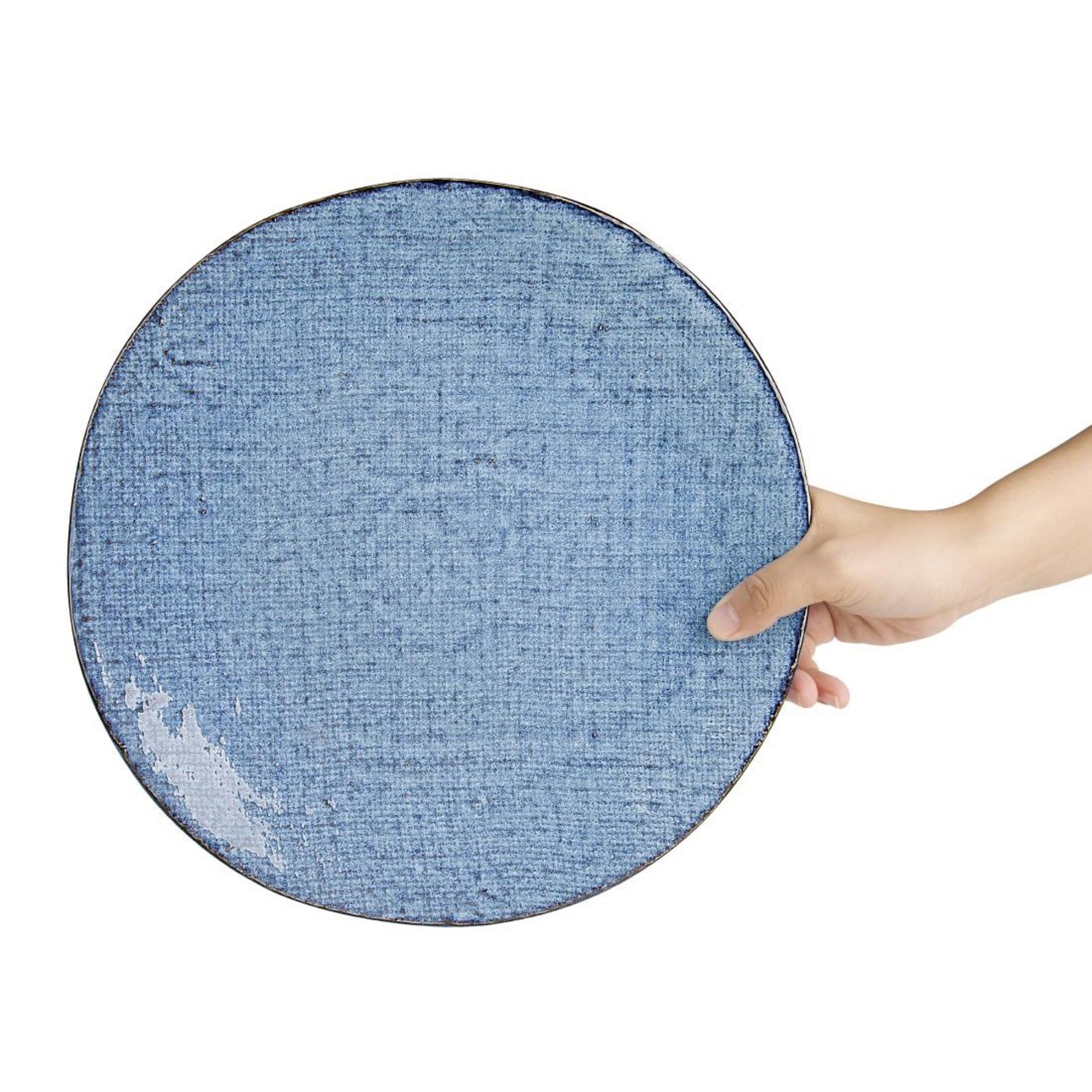 Picture of Olympia Denim Blue Coupe Plates 285mm (4 pack)