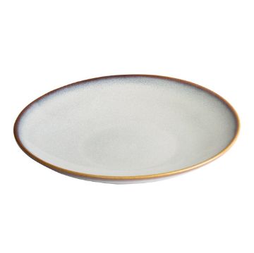 Picture of Olympia Drift Grey Plain Coupe Low Bowls 260mm (4 pack)