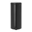Picture of Brabantia Newlcon Pedal Bin Matt Black 30Ltr