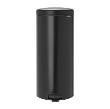 Picture of Brabantia Newlcon Pedal Bin Matt Black 30Ltr