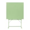 Picture of Bolero Perth Light Green Pavement Style Table Square 600mm