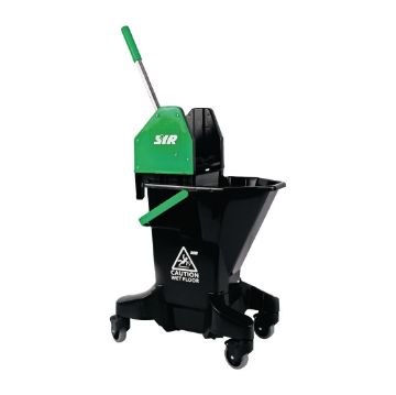 Picture of SYR Long Tall Sally Recycled Plastic Mop Bucket & Wringer 16Ltr Green