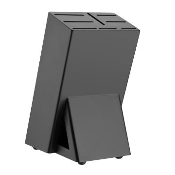 Picture of Vogue Tsuki Black Wooden Knife Block