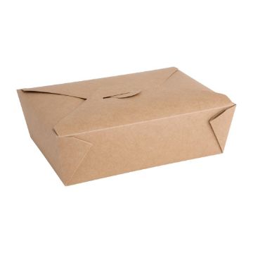 Picture of Fiesta Cardboard Takeaway Food Containers 197mm (200 Pack)