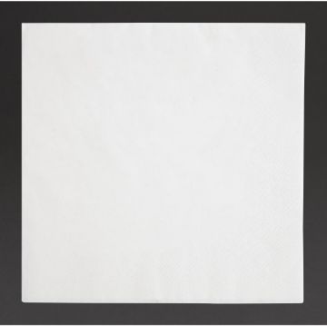 Picture of Fiesta Recyclable Dinner Napkin White 40x40cm 3ply 1/4 Fold (1000 Pack)