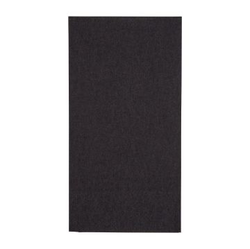Picture of Fiesta Recyclable Dinner Napkin Black 40x40cm 2ply 1/8 Fold (2000 Pack)
