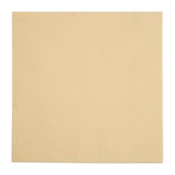 Picture of Fiesta Recyclable Dinner Napkin Cream 40x40cm 2ply 1/4 Fold (2000 Pack)