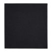 Picture of Fiesta Recyclable Premium Tablin Dinner Napkin Black 40x40cm Airlaid 1/4 Fold (500 Pack)