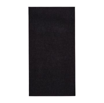 Picture of Fiesta Recyclable Dinner Napkin Black 40x40cm 3ply 1/8 Fold (1000 Pack)