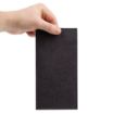 Picture of Fiesta Recyclable Dinner Napkin Black 40x40cm 3ply 1/8 Fold (1000 Pack)