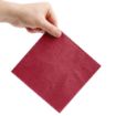 Picture of Fiesta Recyclable Lunch Napkin Bordeaux 33x33cm 2ply 1/4 Fold (2000 Pack)