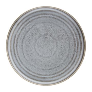 Picture of Olympia Cavolo Flat Round Plates Charcoal Dusk 270mm (4 Pack)