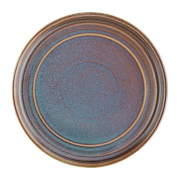 Picture of Olympia Cavolo Flat Round Plates Iridescent 180mm (6 pack)