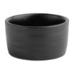 Picture of Olympia Cavolo Dipping Dish Textured Black 67mm (12 pack)