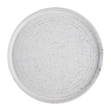 Picture of Olympia Cavolo Flat Round Plates White Speckle 270mm (4 pack)